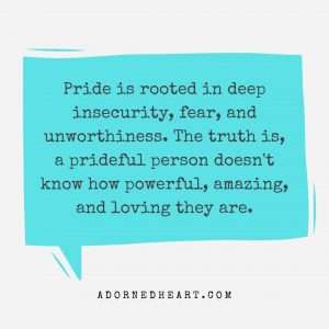 Pride Myself Meaning