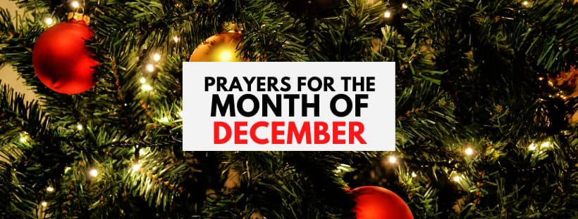Prayer for the Month of December