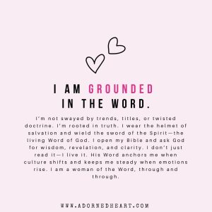 biblical affirmations for women